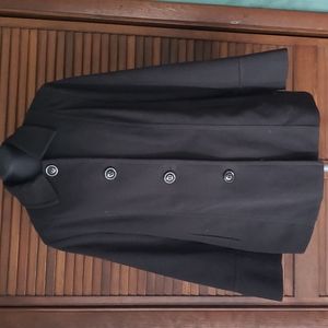 Liz Claiborne Classic Black Pea Coat